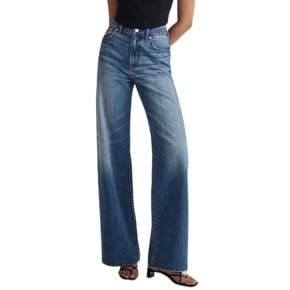 Madewell Superwide-Leg Jeans in Fannin Wash
